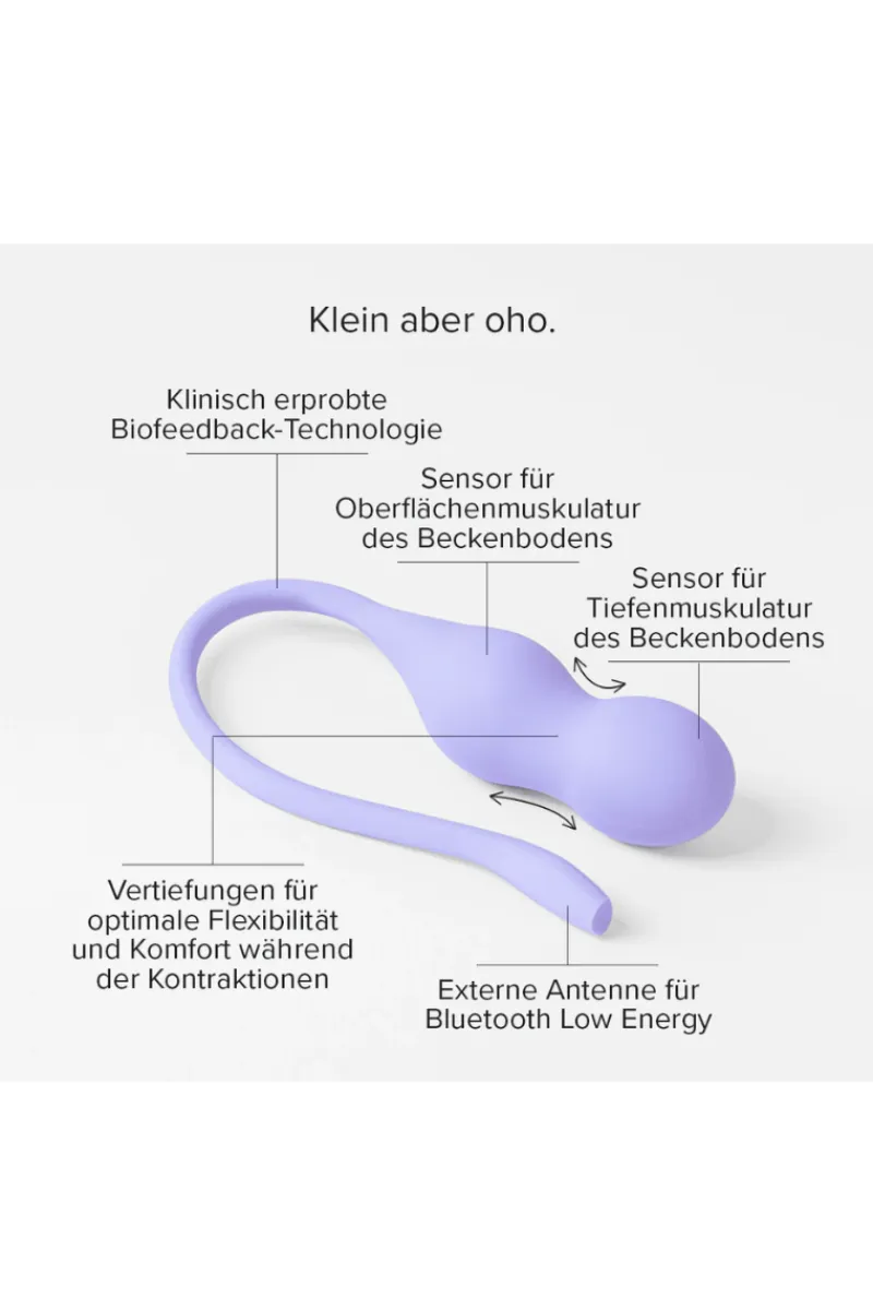 Perifit Vibroeier|Liebeskugeln & Vibroeier * Appgesteuerter Beckenboden-Trainer +