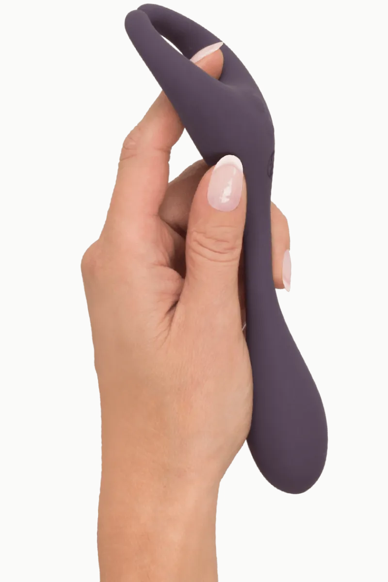 Couples Choice Paartoys * biegsamer Doppel-Vibrator - 18,5cm