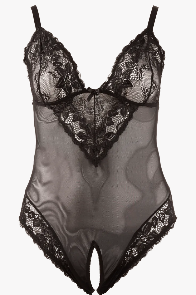 Cottelli Collection Plus Size Bodys * Body ouvert Plus Size