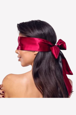 Cottelli Collection Soft Bdsm * Bondage-Schal rot/schwarz