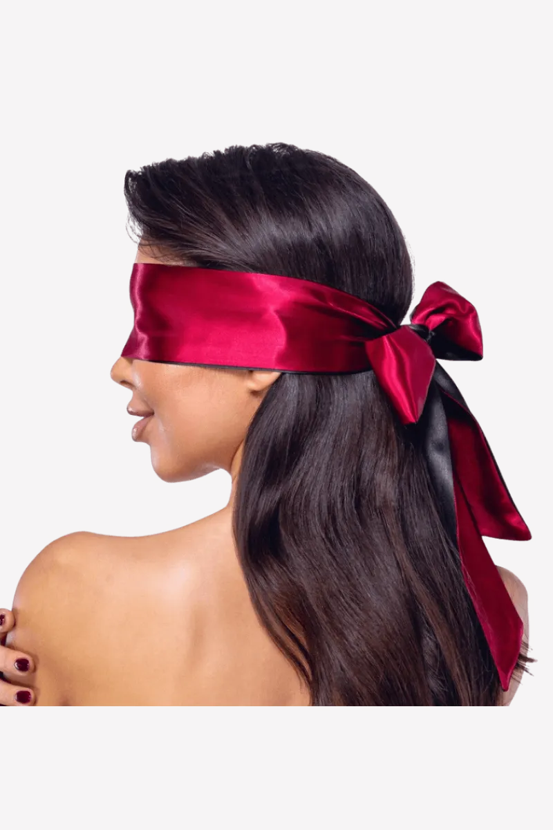 Cottelli Collection Soft Bdsm * Bondage-Schal rot/schwarz