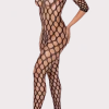 Fantasy by Cottelli Bodystockings & Netz * Catsuit ouvert Lochdesign