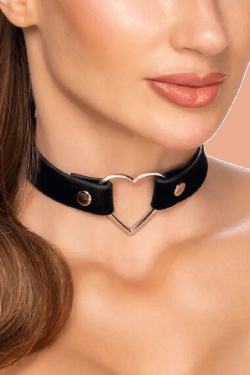 Cottelli Collection Körperschmuck * Choker mit Herz