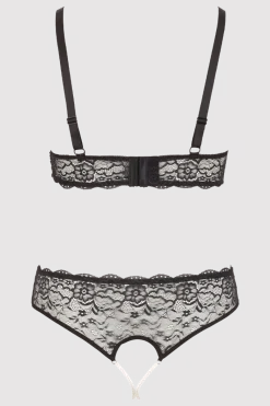Cottelli Collection Plus Size Reizwäsche Sets * Dessous Set mit Perlenketten Plus Size