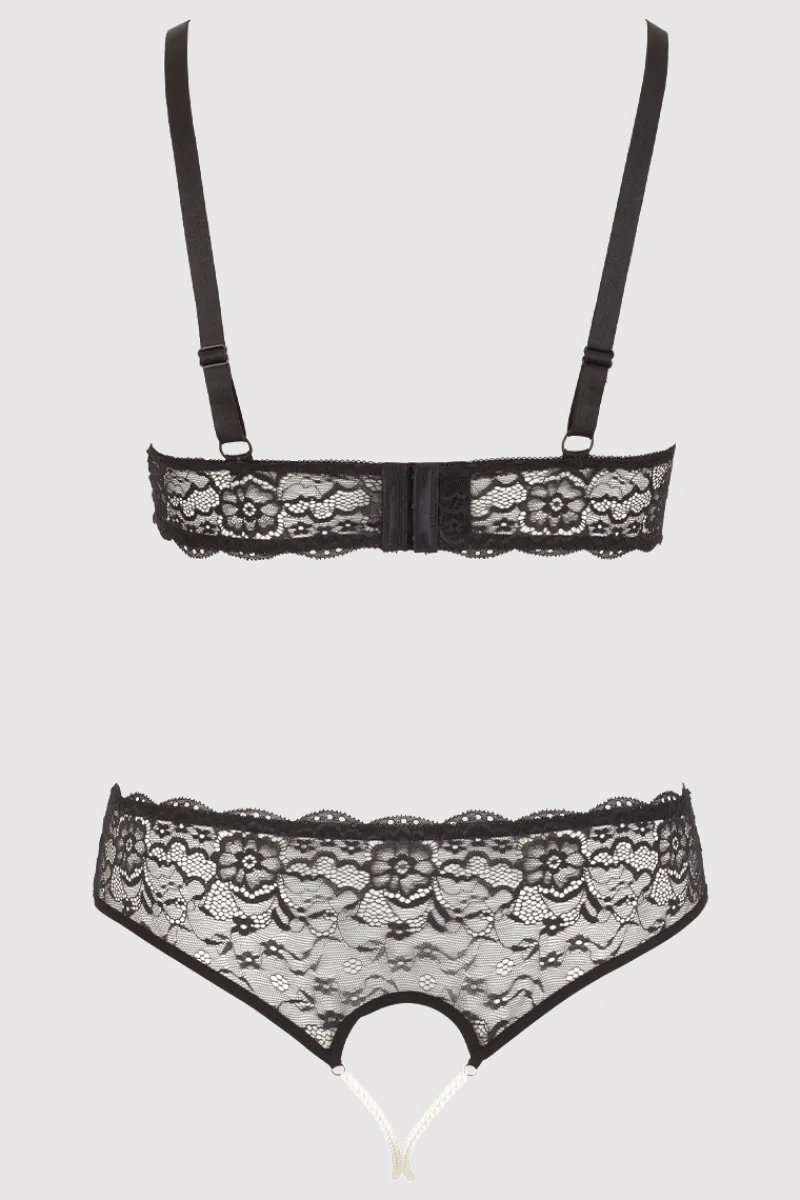 Cottelli Collection Plus Size Reizwäsche Sets * Dessous Set mit Perlenketten Plus Size