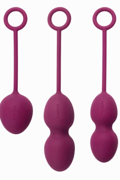 Svakom Vibroeier|Liebeskugeln & Vibroeier * 3er Set Liebeskugeln lila - 49g/75g/95g