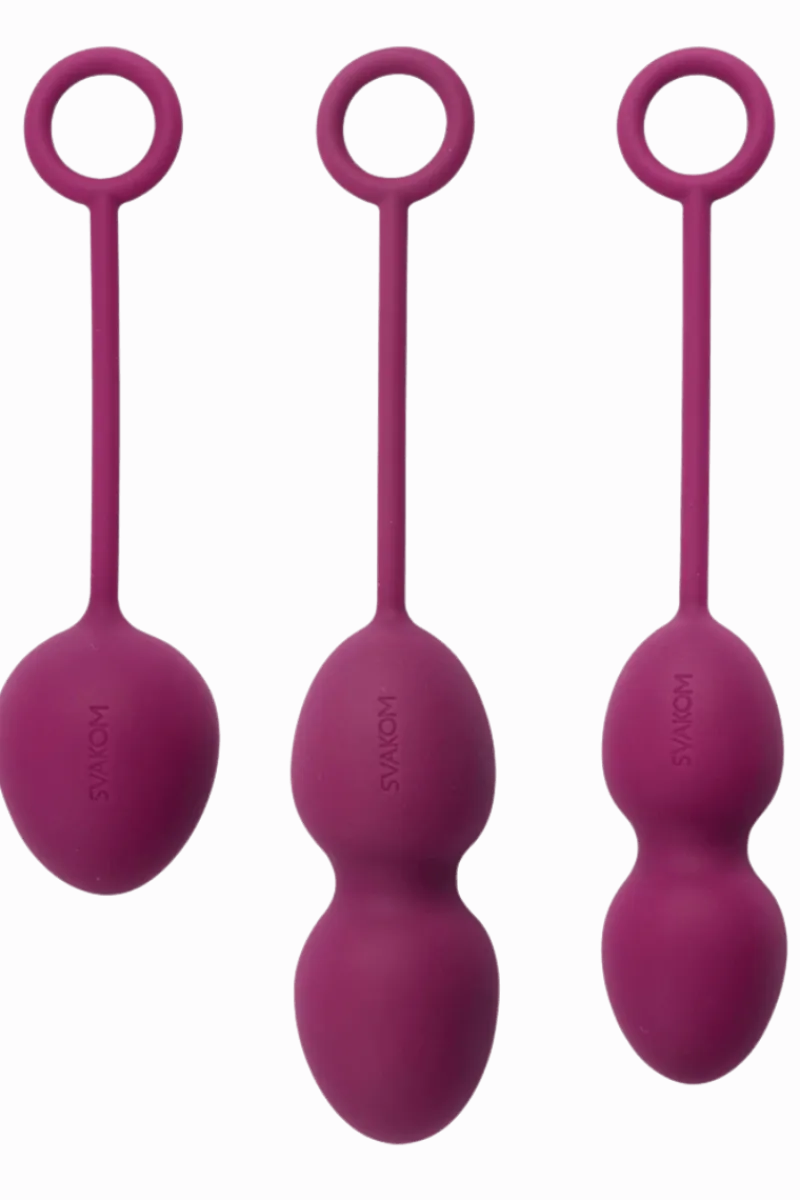 Svakom Vibroeier|Liebeskugeln & Vibroeier * 3er Set Liebeskugeln lila - 49g/75g/95g