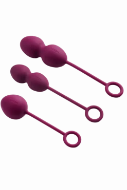 Svakom Vibroeier|Liebeskugeln & Vibroeier * 3er Set Liebeskugeln lila - 49g/75g/95g