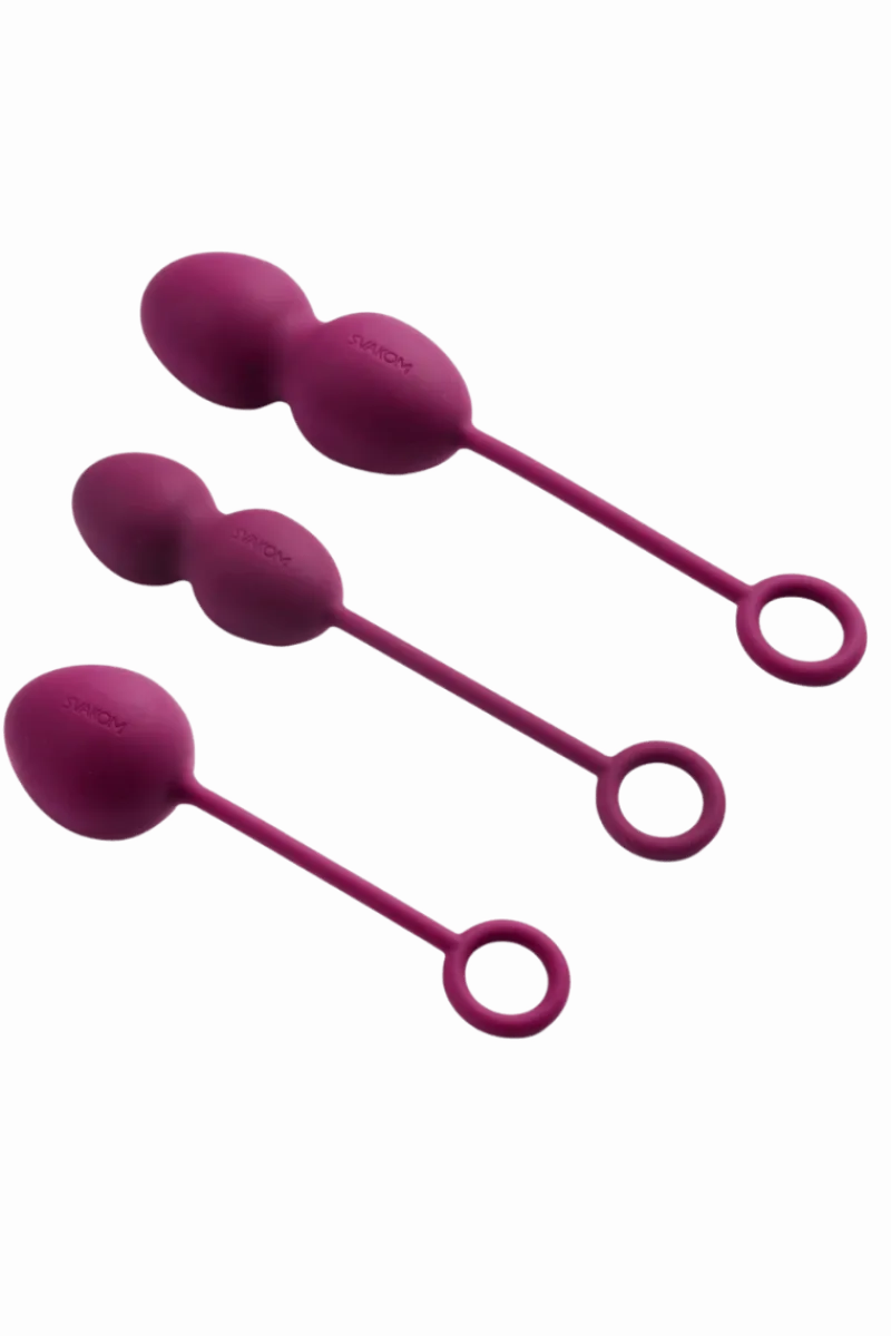 Svakom Vibroeier|Liebeskugeln & Vibroeier * 3er Set Liebeskugeln lila - 49g/75g/95g