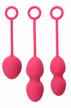Svakom Vibroeier|Liebeskugeln & Vibroeier * 3er Set Liebeskugeln pink - 49g 75g 95g