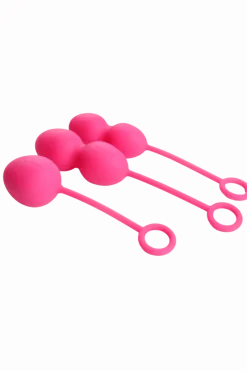 Svakom Vibroeier|Liebeskugeln & Vibroeier * 3er Set Liebeskugeln pink - 49g 75g 95g