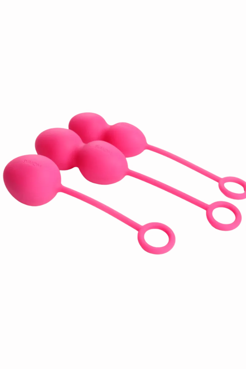 Svakom Vibroeier|Liebeskugeln & Vibroeier * 3er Set Liebeskugeln pink - 49g 75g 95g