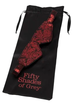 Fifty Shades of Grey Soft Bdsm * - Augenmaske schwarz rot