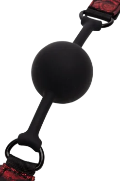 Fifty Shades of Grey Soft Bdsm * - Knebel schwarz rot