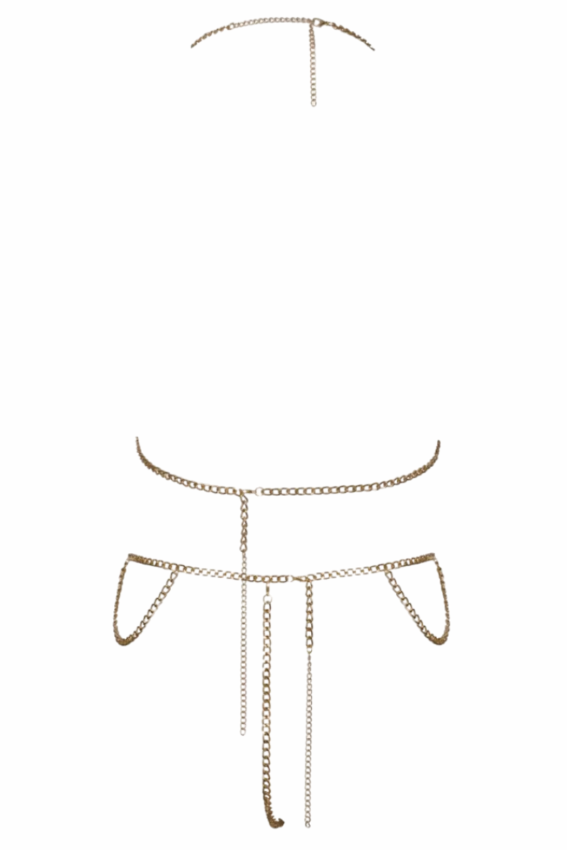 Cottelli Collection Körperschmuck * goldfarbenes Ketten-Set