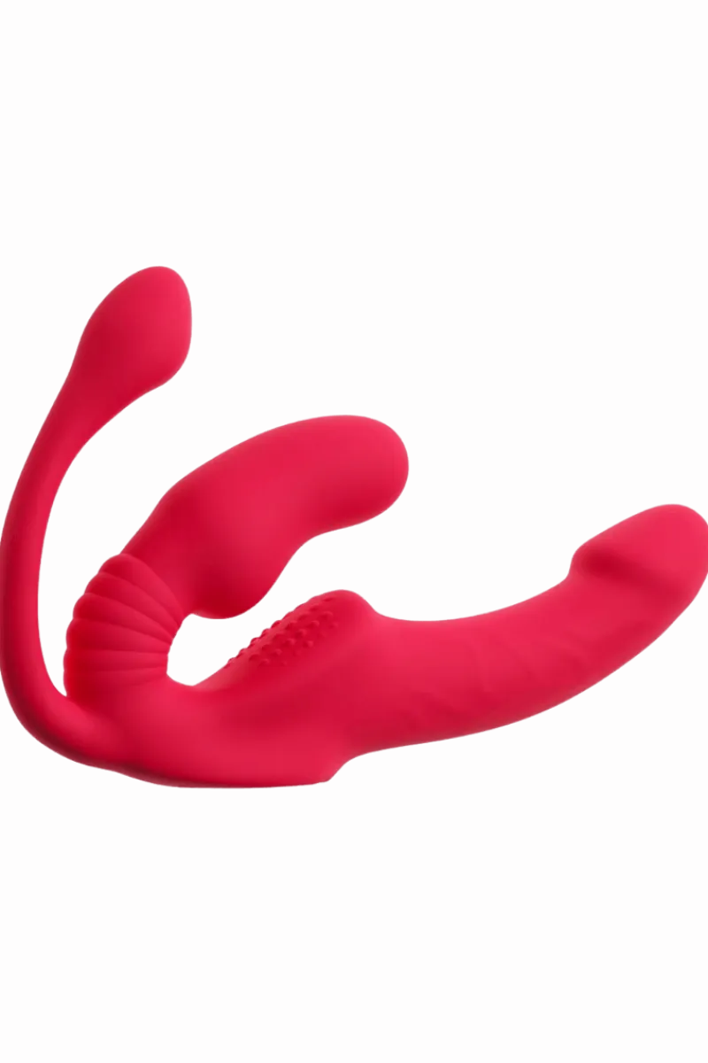 Strapless Strap-On Analtoys|Dildos & Strap-Ons * gurtloser triple Strap-on Vibrator - 23cm | Ø 3,8 cm
