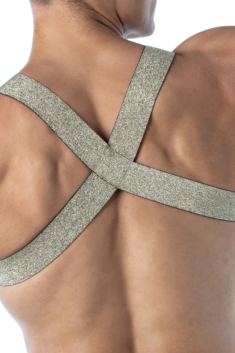 TOF PARIS Harness * Herren Brust Harness gold