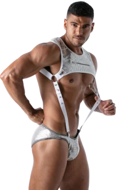 TOF PARIS Harness * Herren Brut Harne weiß iber