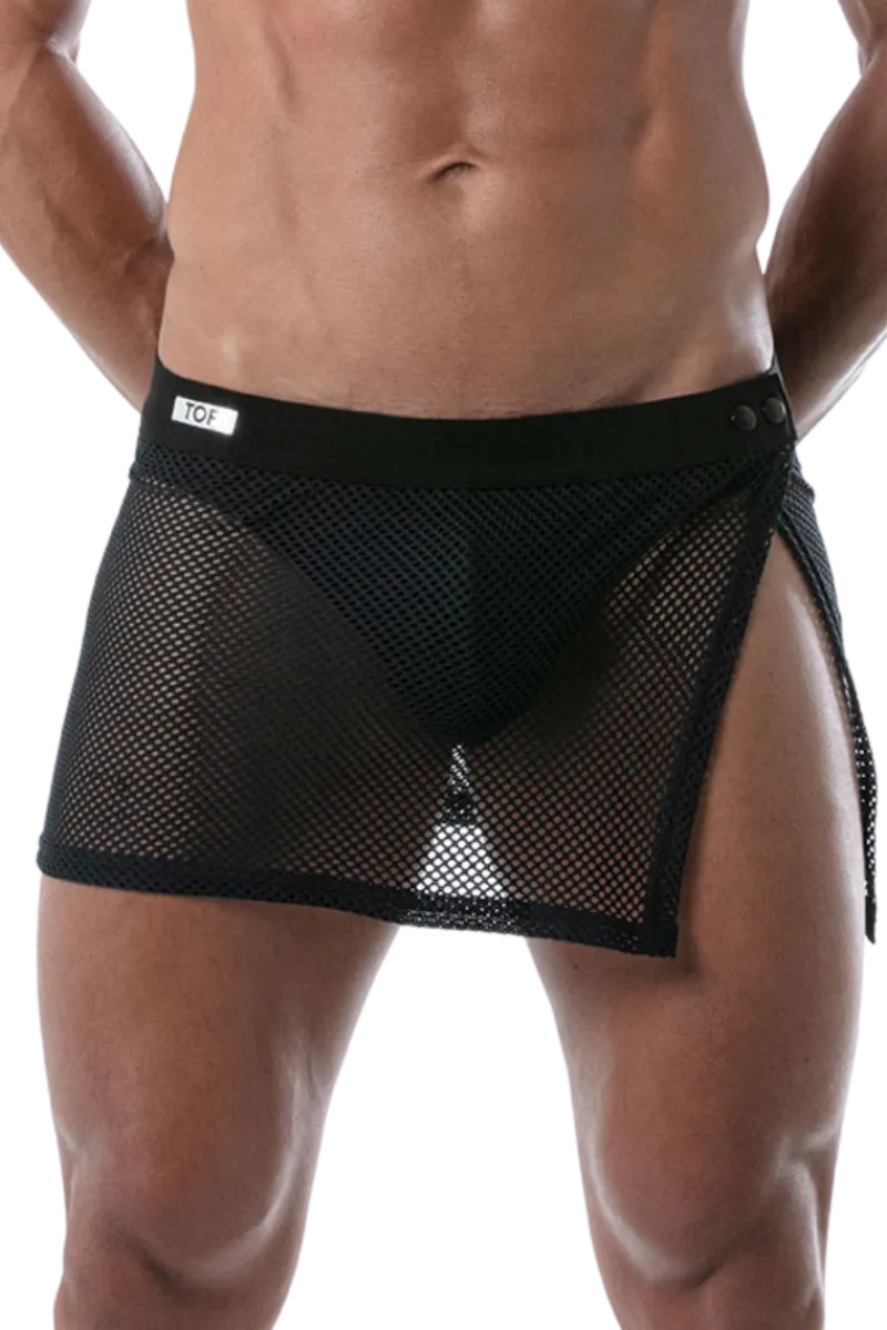TOF PARIS Männer Outfits * Herrenarong it Netz chwarz