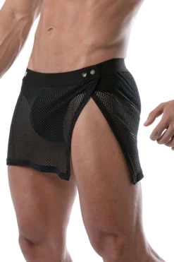 TOF PARIS Männer Outfits * Herrenarong it Netz chwarz
