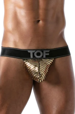 TOF PARIS Slips, Strings & Co * Herren tringe Tanga chwarz god