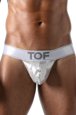 TOF PARIS Slips, Strings & Co * Herren tringe Tanga weiß iber
