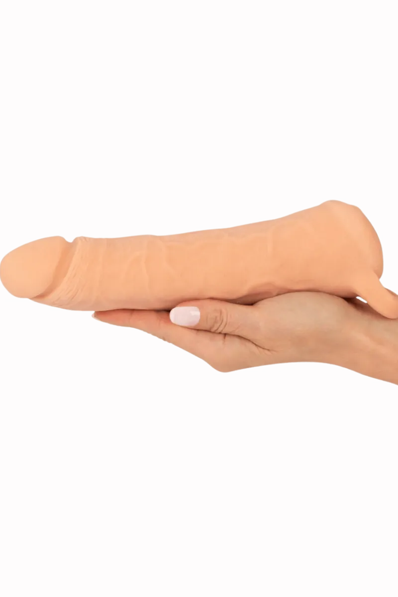 Nature Skin Paartoys|Masturbator * 2in1 Masturbator-Dildo - Ø 5,7cm | 23,8cm | Large