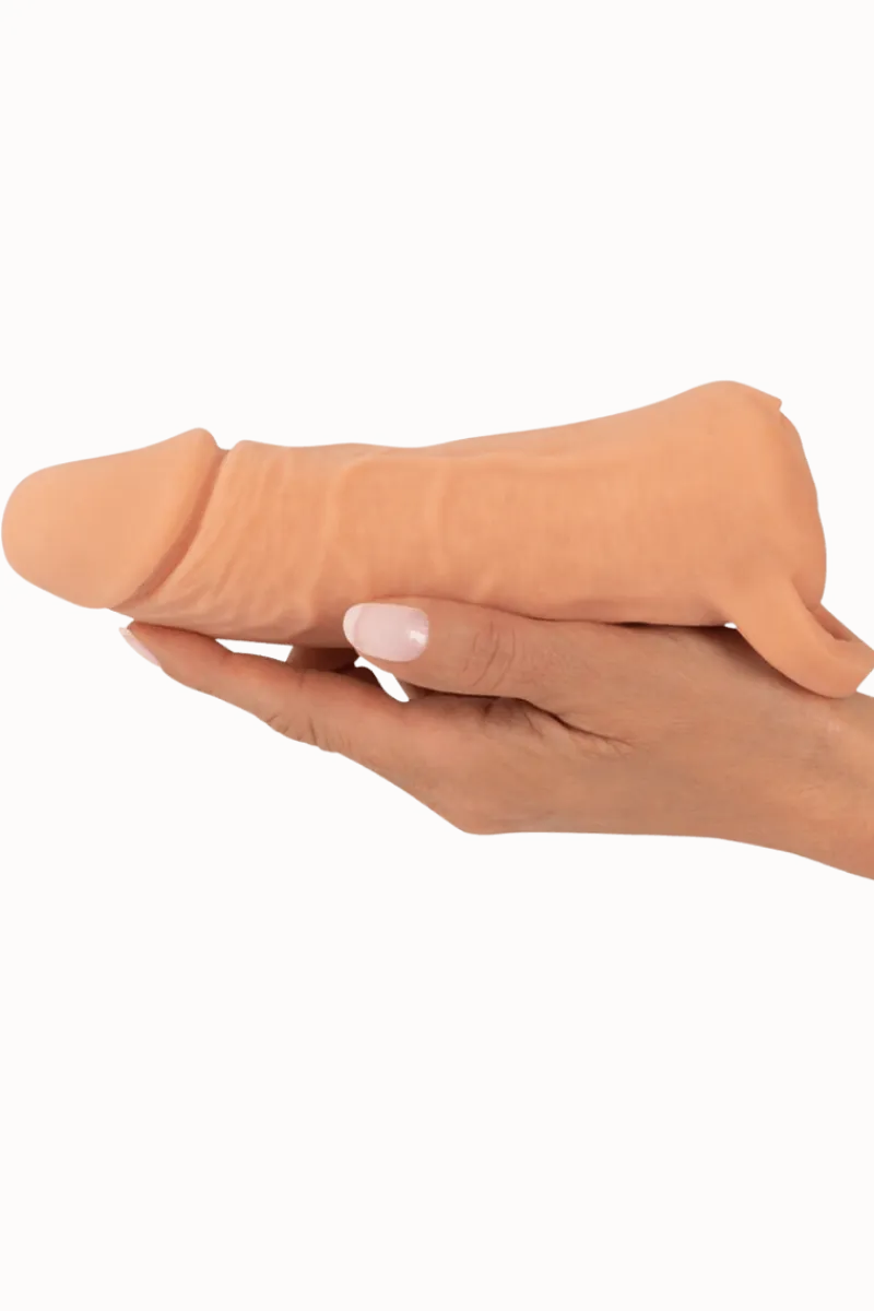 Nature Skin Paartoys|Masturbator * 2in1 Masturbator-Dildo - Ø 5cm | 18,5cm | Medium