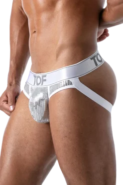 TOF PARIS Slips, Strings & Co * Jockbrief weiß iber