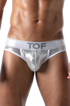 TOF PARIS Slips, Strings & Co * Jockbrief weiß iber
