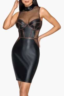 Cottelli Collection Wetlook Outfits|Sexy Kleider * Keid attook-Netz