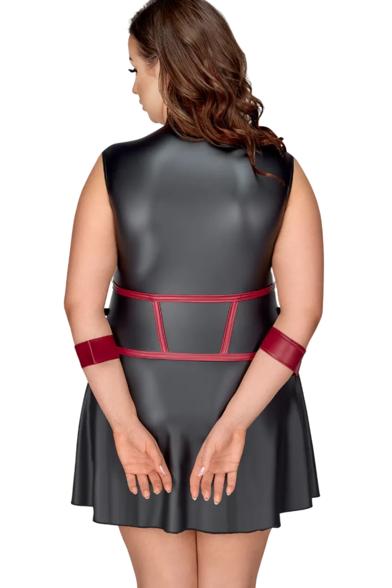 Cottelli Collection Plus Size Sexy Kleider * Kleid mit Fesseln und Augenbinde Plus Size