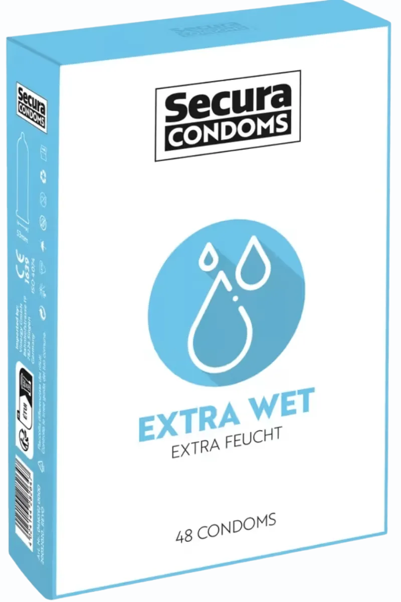 Secura Kondome * Kondome extra feucht - 48 Stück