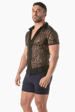 TOF PARIS Männer Outfits * Kurzar-pitzenhed Herren