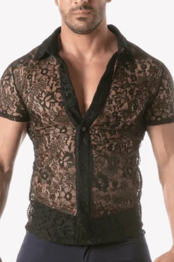 TOF PARIS Männer Outfits * Kurzar-pitzenhed Herren