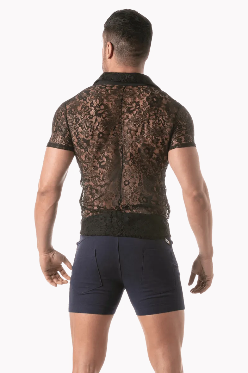 TOF PARIS Männer Outfits * Kurzar-pitzenhed Herren