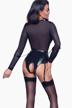 Cottelli Collection Wetlook Outfits|Bodys * angar Body ouvert