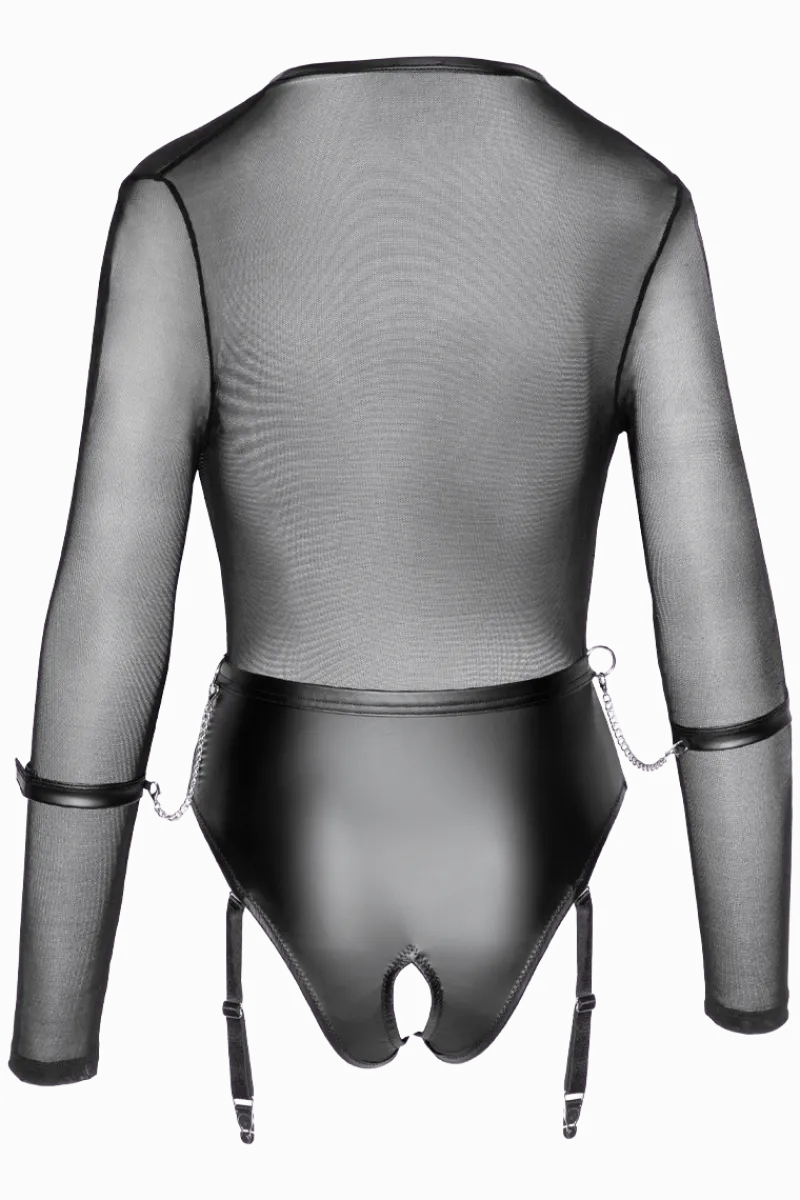 Cottelli Collection Wetlook Outfits|Bodys * angar Body ouvert