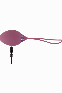 Beau Coeur Vibroeier|Liebeskugeln & Vibroeier * leise Vibro-Liebeskugel mit Fernbedienung in lila - 41g