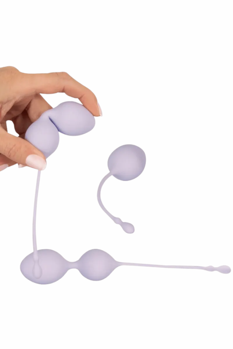 Beau Coeur Vibroeier|Liebeskugeln & Vibroeier * Liebeskugel Trainings-Set - 55g, 75g, 95g