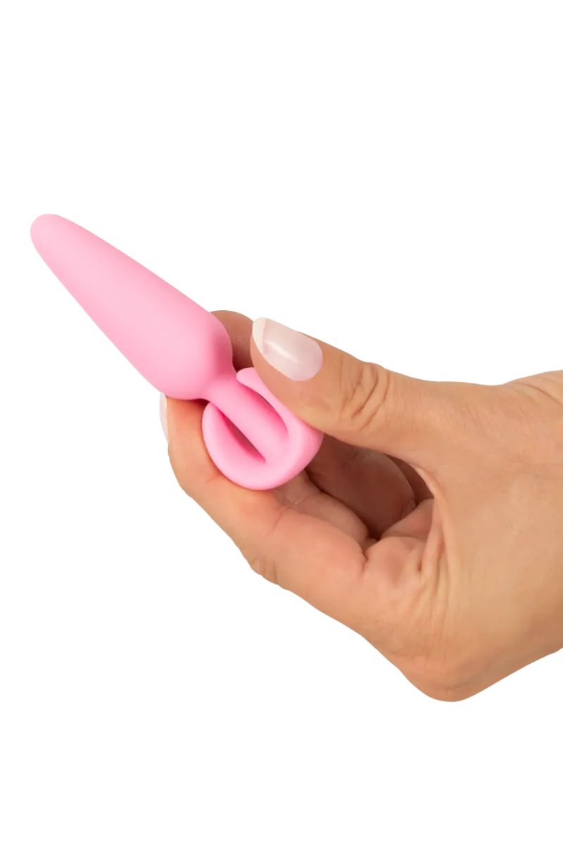 Cuties Analtoys|Analplugs & Ketten * Mini Butt Plug rosa - L: 8,4cm Ø: max. 2,1 cm