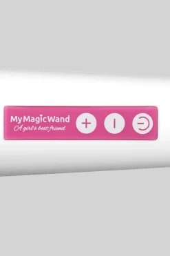 MyMagicWand Massagestab * My Magic Wand Massagestab - 32cm - Kabelgebunden - weiß pink