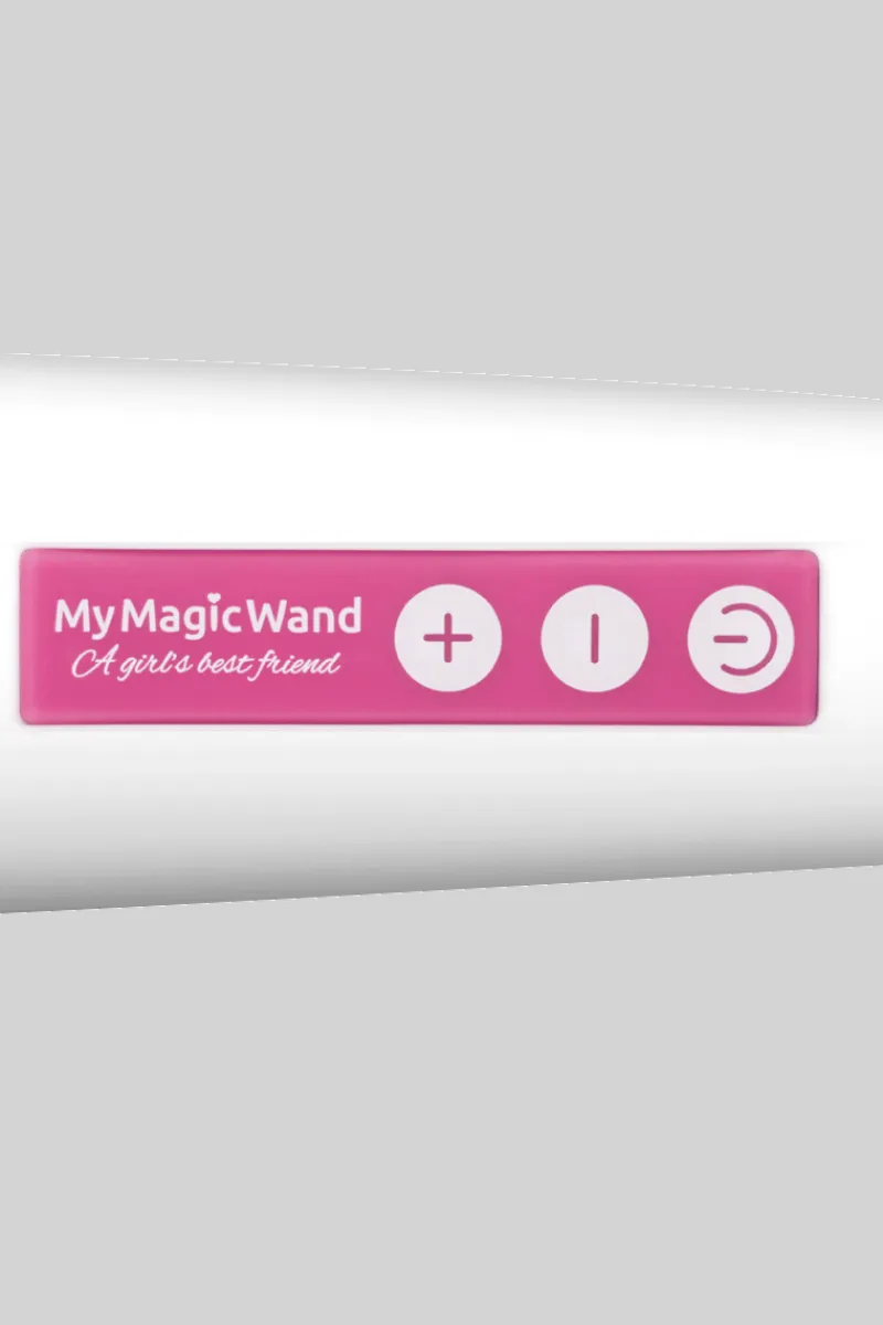 MyMagicWand Massagestab * My Magic Wand Massagestab - 32cm - Kabelgebunden - weiß pink