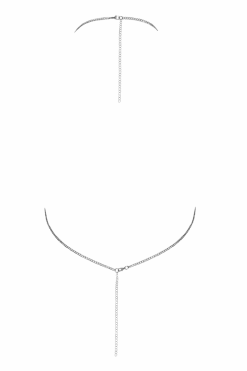 Cottelli Collection Körperschmuck * Neckholder Top silber