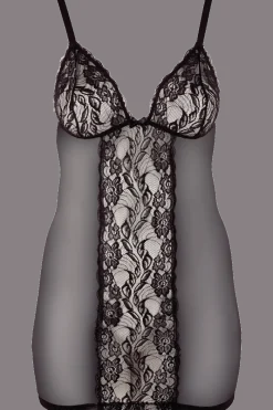 Cottelli Collection Plus Size Negligee & Babydoll * Negligee mit Spitze Plus Size
