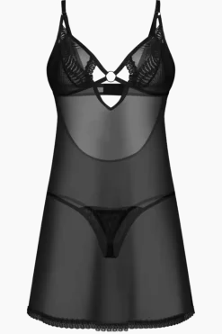 Obsessive Negligee & Babydoll * Negligé Set schwarz