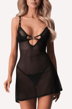 Obsessive Negligee & Babydoll * Negligé Set schwarz