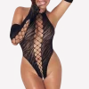 Fantasy by Cottelli Bodys|Bodystockings & Netz * Netzbody Set Stulpen