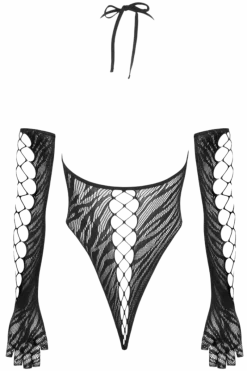 Fantasy by Cottelli Bodys|Bodystockings & Netz * Netzbody Set Stulpen