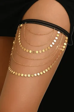 Liebeslust Körperschmuck|Harness * Oberschenkelschmuck - 6 Ketten